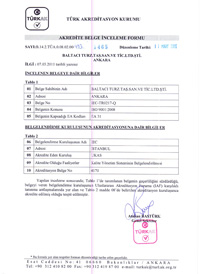 TURKAK ISO 9001:2008